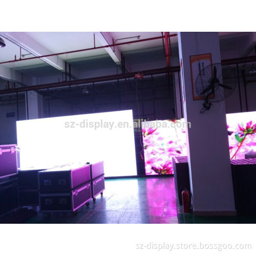 P6 indoor rental cabinet HD led video wall of P6 LED advertising display die-casting cabinet